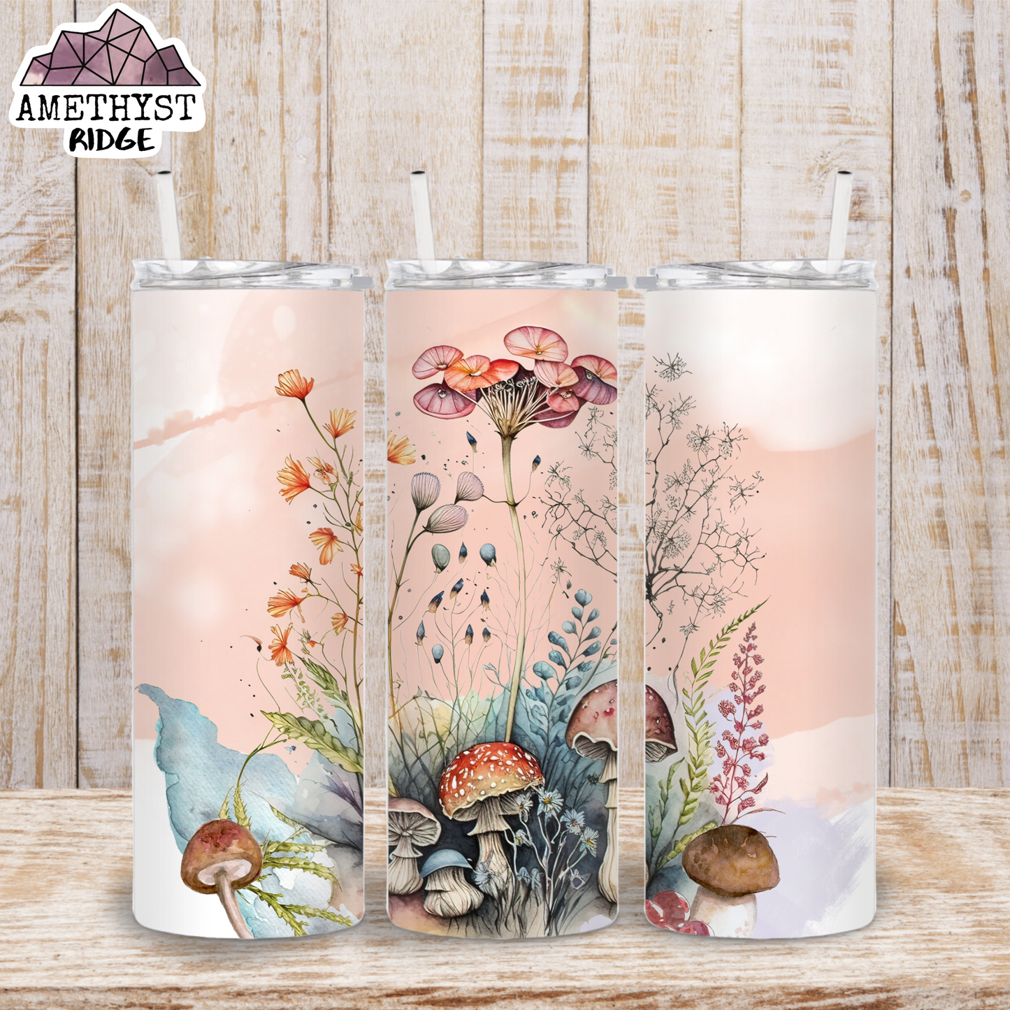 Fairy Mushroom - 20 oz Tumbler