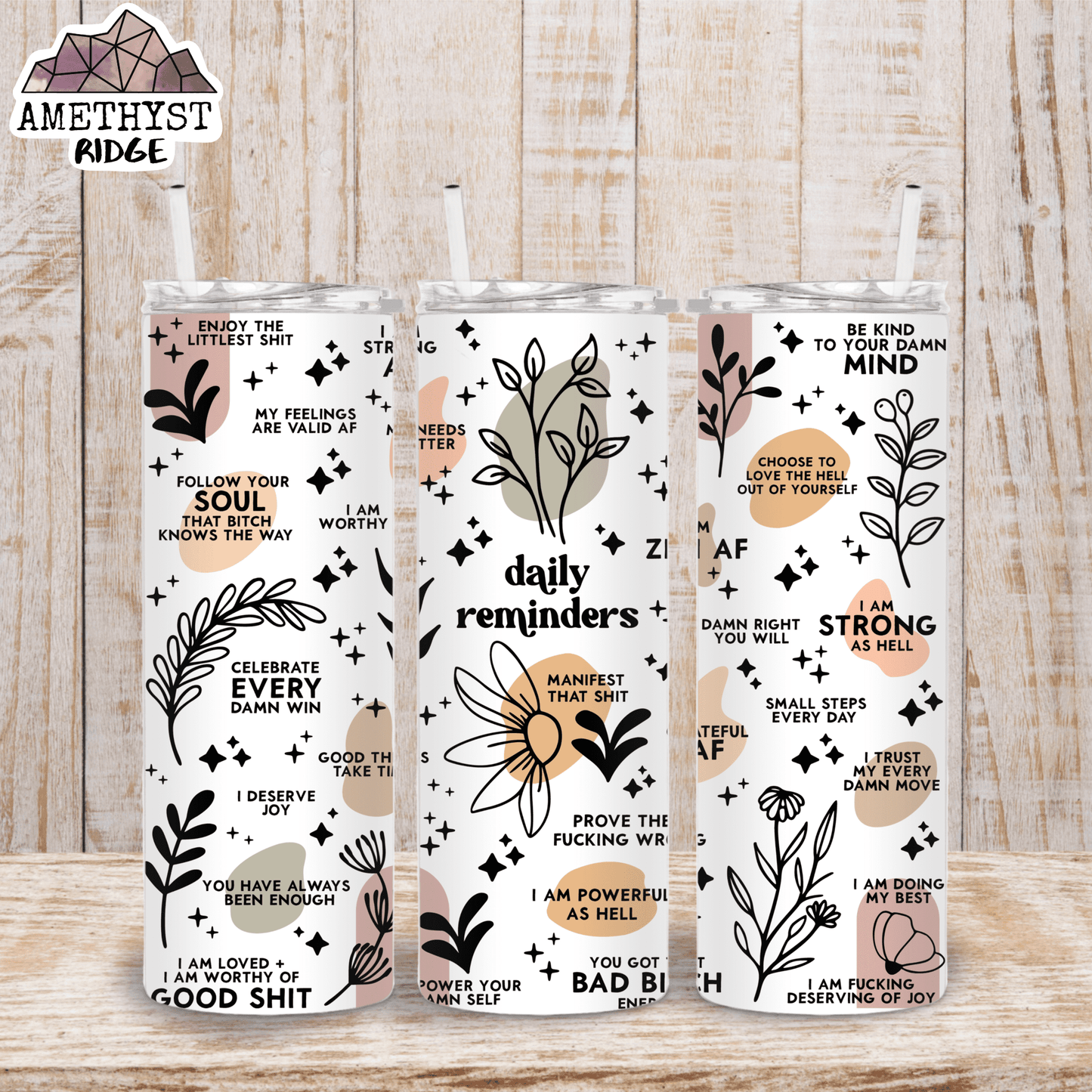 Daily Reminders - 20 oz Tumbler