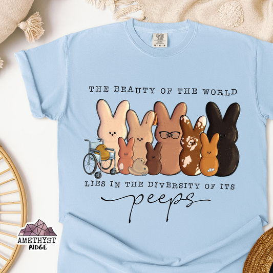 Beauty of the World Lies in the Diversity of Its Peeps