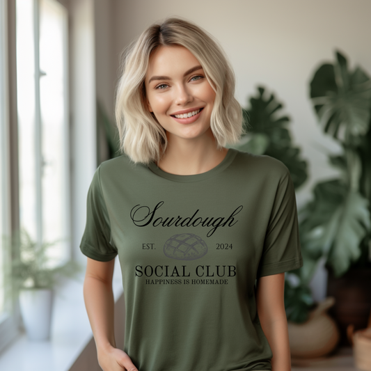 Sourdough Social Club | Bella+Canvas Tshirt | Moonlight Botanics - Amethyst Ridge