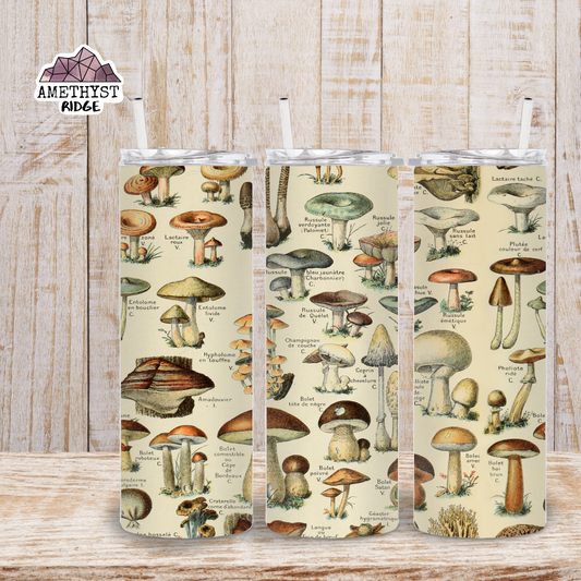 Antique Mushrooms - 20 oz Tumbler